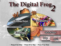 לומדה המחליפה נתיחת צפרדעים בכיתה: The Digital Frog 2