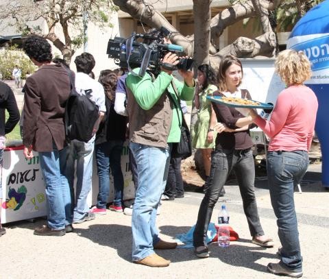 השקת הקמפיין באוניברסיטת תל-אביב זכתה לתשומת לב תקשורתית